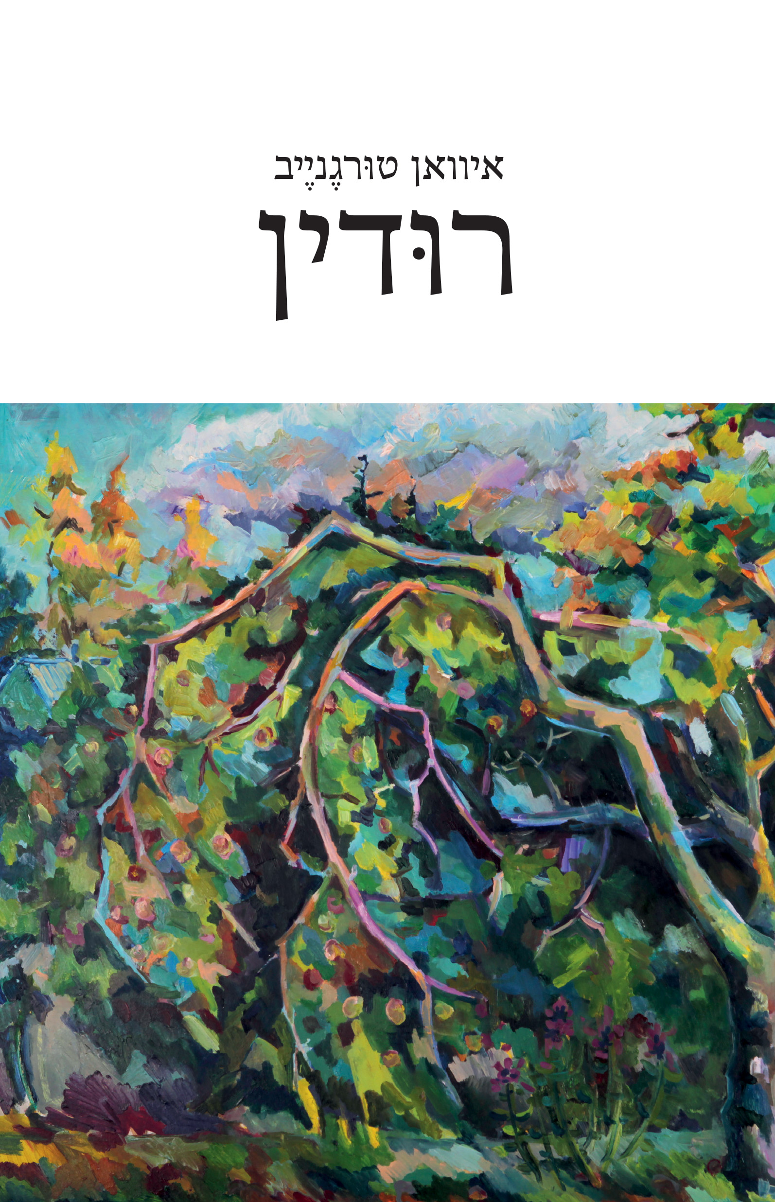 צידה הקדמי של כריכת הרומן 'רודין' בתרגומו של יניב חמו